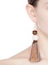 Figure View - Click To Enlarge - ROSANTICA - 'Arlecchino' beaded tassel drop earrings