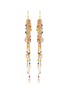 Main View - Click To Enlarge - ROSANTICA - 'Arsella' beaded fringe charm drop earrings