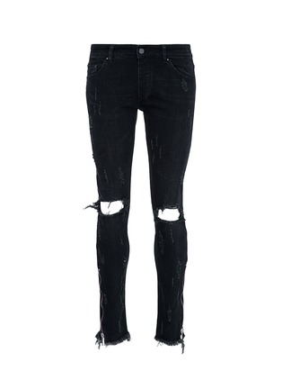 Main View - Click To Enlarge - PALM ANGELS - Slim fit ripped jeans