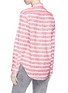 Back View - Click To Enlarge - PROENZA SCHOULER - PSWL graphic stripe print poplin shirt