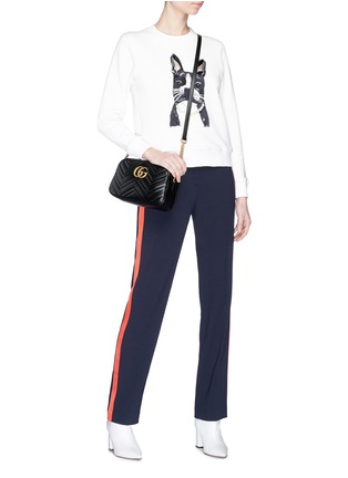 Figure View - Click To Enlarge - ALEX FOSTER X LANE CRAWFORD - Frenchie embroidered sweatshirt