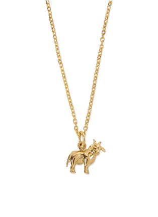 Figure View - Click To Enlarge - PATCHARAVIPA - 18k yellow gold ox pendant necklace