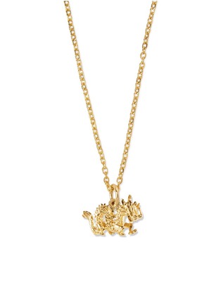 Figure View - Click To Enlarge - PATCHARAVIPA - 18k yellow gold dragon pendant necklace