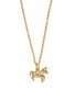 Figure View - Click To Enlarge - PATCHARAVIPA - 18k yellow gold horse pendant necklace