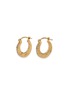 Main View - Click To Enlarge - PATCHARAVIPA - 'Crescent Hoops I' diamond 18k yellow gold earrings