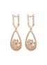 Main View - Click To Enlarge - LORDE JEWLERY - 'Bird' diamond cluster teardrop earrings