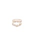 Main View - Click To Enlarge - LORDE JEWLERY - 'Bird Crown' diamond 18k rose gold cutout ring