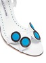 Detail View - Click To Enlarge - MANOLO BLAHNIK - 'Mbole 105' spot appliqué leather sandals