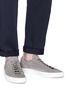 Figure View - Click To Enlarge - COMMON PROJECTS - 'Achilles Low' suede sneakers