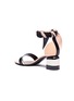 Detail View - Click To Enlarge - PIERRE HARDY - 'Sweet Memphis' interchangeable scarf tie colourblock leather sandals