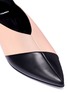 Detail View - Click To Enlarge - PIERRE HARDY - 'Cut Ballet' interchangeable scarf tie colourblock leather flats