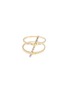 Main View - Click To Enlarge - XIAO WANG - 'Astro' diamond 18k yellow gold two row ring