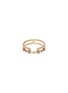 Main View - Click To Enlarge - XIAO WANG - 'Astro' diamond 18k yellow gold cutout band ring