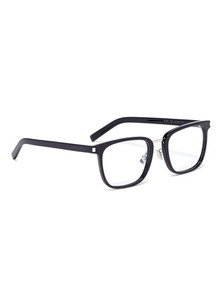 Figure View - Click To Enlarge - SAINT LAURENT - Acetate square optical glasses