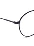 Detail View - Click To Enlarge - SAINT LAURENT - Metal round optical glasses