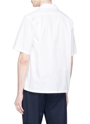Back View - Click To Enlarge - CAMOSHITA - Chest pocket short sleeve shirt