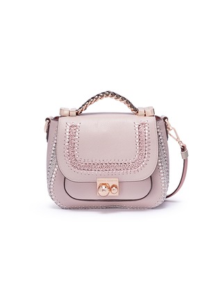 Main View - Click To Enlarge - SOPHIA WEBSTER - 'Eloise' stitched leather crossbody bag