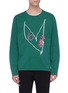 Main View - Click To Enlarge - ROCHAMBEAU - x Aaron Curry graphic print long sleeve T-shirt