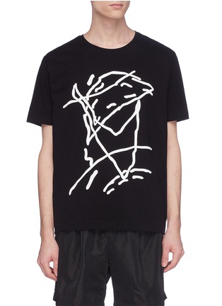 Main View - Click To Enlarge - ROCHAMBEAU - x Aaron Curry abstract graphic print T-shirt