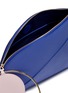 Detail View - Click To Enlarge - ROKSANDA - 'Eartha' metal ring handle medium leather clutch