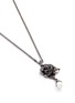 Detail View - Click To Enlarge - ALEXANDER MCQUEEN - 'English Rose' Swarovski crystal tiered pendant necklace