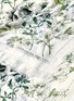 Detail View - Click To Enlarge - ALEXANDER MCQUEEN - 'White Garden' skull print modal-wool twill scarf
