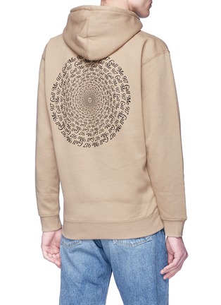 Back View - Click To Enlarge - NINE ONE SEVEN - 'Hypnotic' logo print hoodie