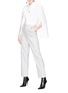Figure View - Click To Enlarge - NOHKE - Button sleeve placket shirt