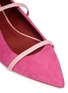 Detail View - Click To Enlarge - MALONE SOULIERS - 'Maureen' leather strap suede flats