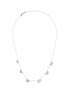 Main View - Click To Enlarge - LORDE JEWLERY - Diamond slice 18k white gold multi pendant necklace