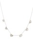 Figure View - Click To Enlarge - LORDE JEWLERY - Diamond slice 18k white gold multi pendant necklace