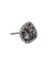 Detail View - Click To Enlarge - LORDE JEWLERY - Diamond slice 18k white gold medium stud earrings