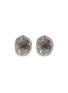 Main View - Click To Enlarge - LORDE JEWLERY - Diamond slice 18k white gold medium stud earrings