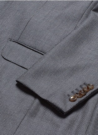 Detail View - Click To Enlarge - GUCCI - 'Mitford' magician slogan appliqué wool blazer
