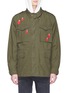 Main View - Click To Enlarge - GUCCI - 'Spiritismo' slogan appliqué logo print jacket