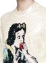 Detail View - Click To Enlarge - GUCCI - Sequin Snow White wool sweater