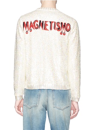 Back View - Click To Enlarge - GUCCI - Sequin Snow White wool sweater