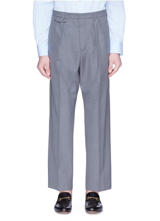 Main View - Click To Enlarge - GUCCI - Pleated wool pants
