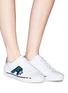 Figure View - Click To Enlarge - ASH - 'Next' logo patch leather sneakers