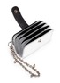 Detail View - Click To Enlarge - ALEXANDER MCQUEEN - Skull chain croc embossed leather accordion card holder