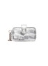 Main View - Click To Enlarge - ALEXANDER MCQUEEN - Skull chain croc embossed leather accordion card holder