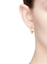 Figure View - Click To Enlarge - BELINDA CHANG - 'First Frost' pearl small hoop earrings