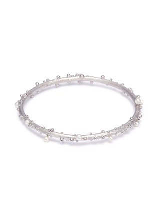 Main View - Click To Enlarge - BELINDA CHANG - 'First Frost' freshwater pearl bangle