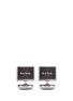 Main View - Click To Enlarge - PAUL SMITH - Enamel stitch signage cufflinks