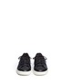 Front View - Click To Enlarge - PAUL SMITH - 'Lawn' side stripe leather sneakers