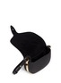 Detail View - Click To Enlarge - SOPHIE HULME - 'Barnsbury' mini crystal saddle leather crossbody bag