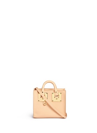 Main View - Click To Enlarge - SOPHIE HULME - 'Albion Box' leather tote
