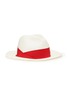 Main View - Click To Enlarge - SENSI STUDIO - Ribbon toquilla straw Panama hat