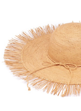 Detail View - Click To Enlarge - SENSI STUDIO - 'Lady Majorca' toquilla straw hat
