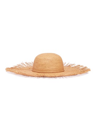 Main View - Click To Enlarge - SENSI STUDIO - 'Lady Majorca' toquilla straw hat